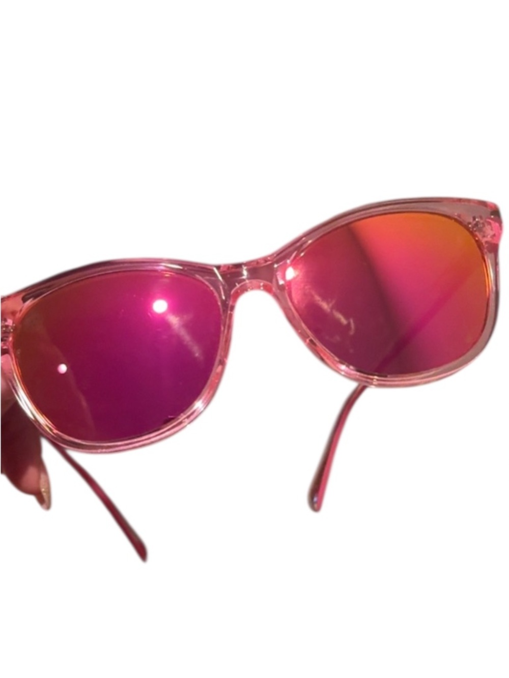 Pink Polarized Mirrored Blenders Sunglasses